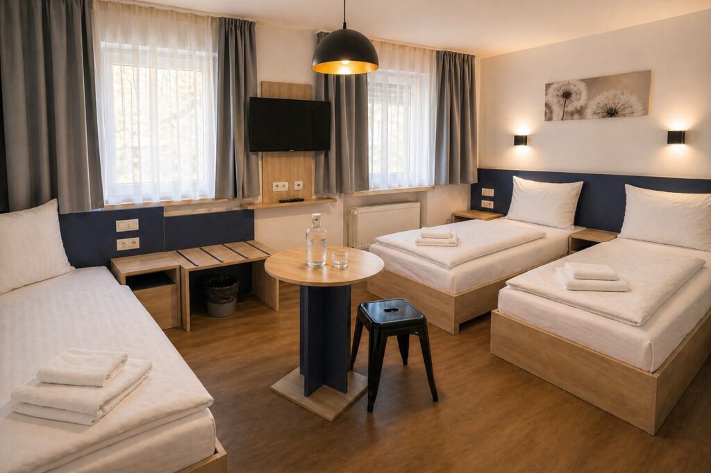 Dreibettzimmer